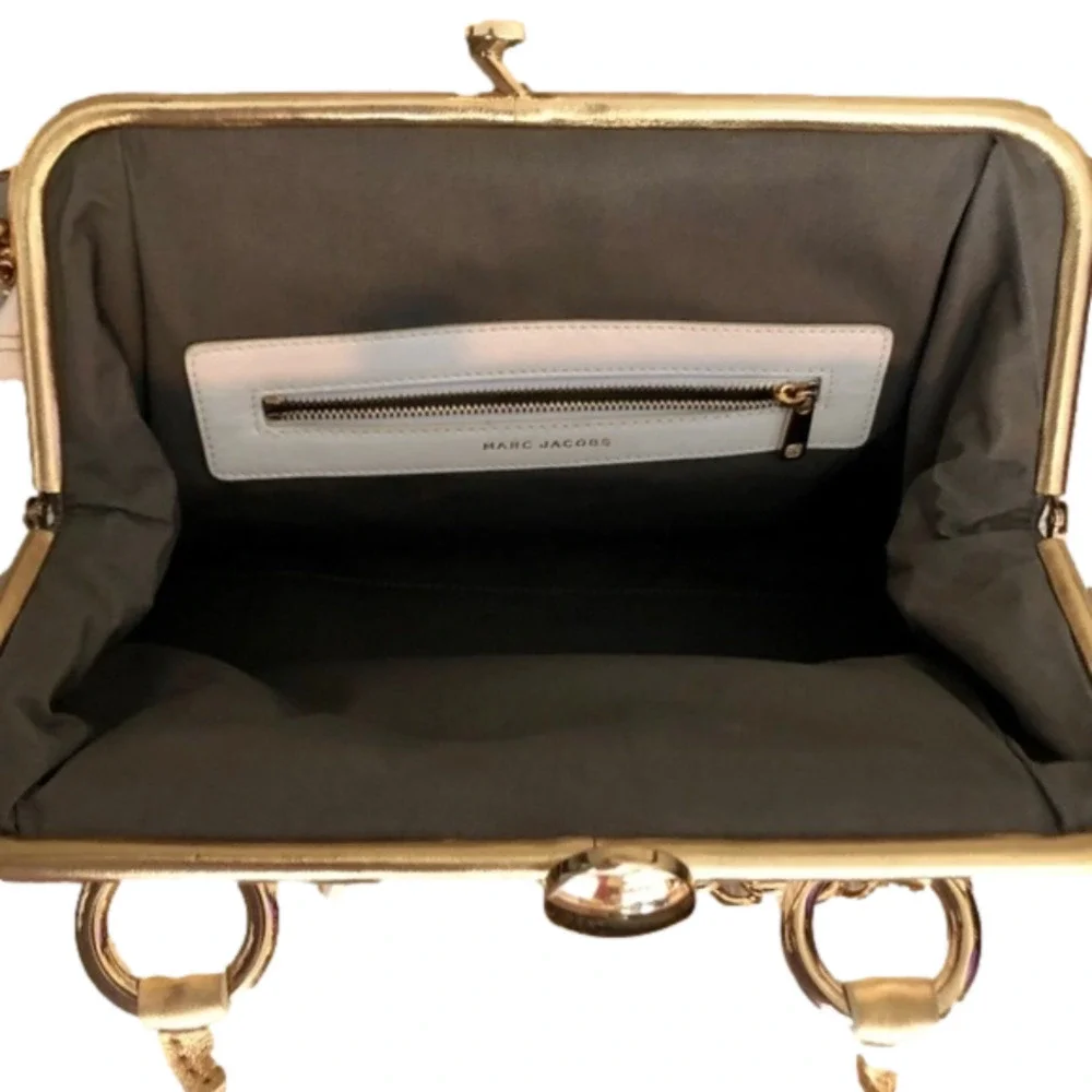 MARC Jacobs Bag Stam Large LIMITED EDITION Top Handle Lambskin Shoulder Bag - Picture 8 of 11